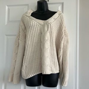 Oversized sweater hoodie